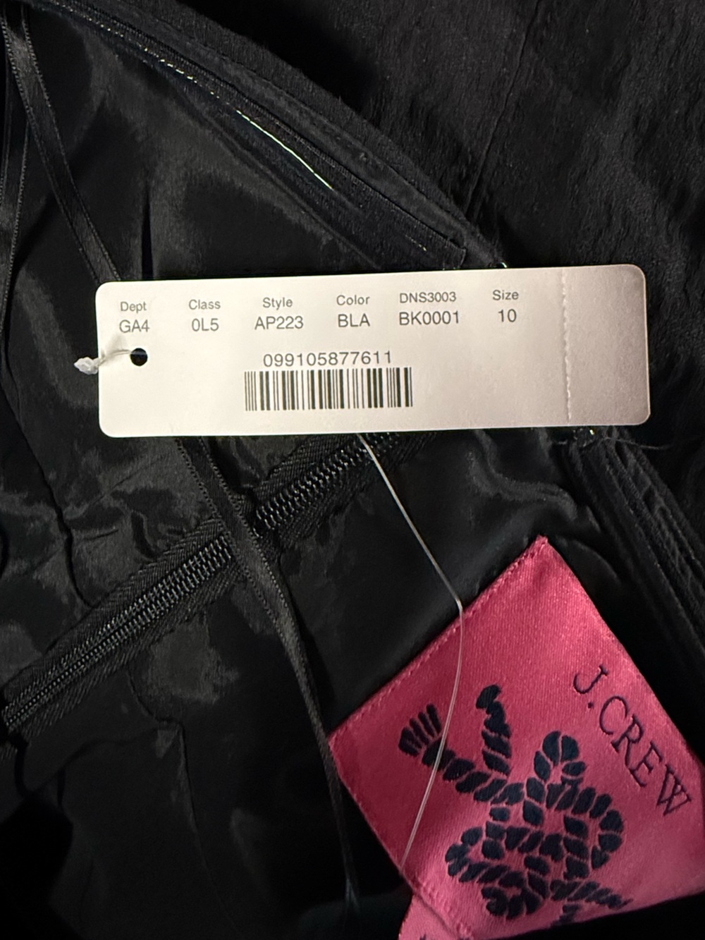 J. Crew Strapless dress in stretch matelasse NWT - Picture 5 of 5
